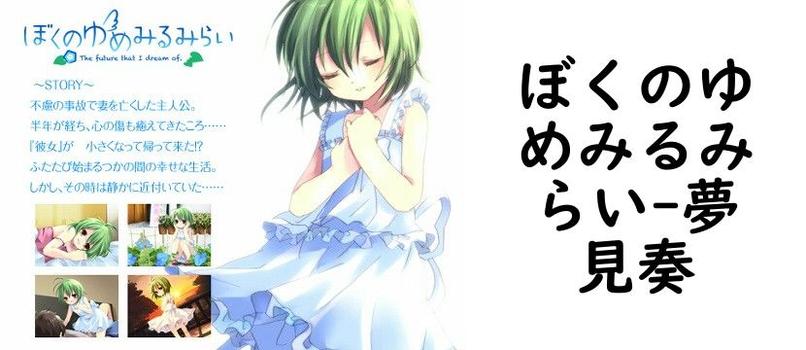 ぼくのゆめみるみらい【夢見奏】（オリジナル同人）