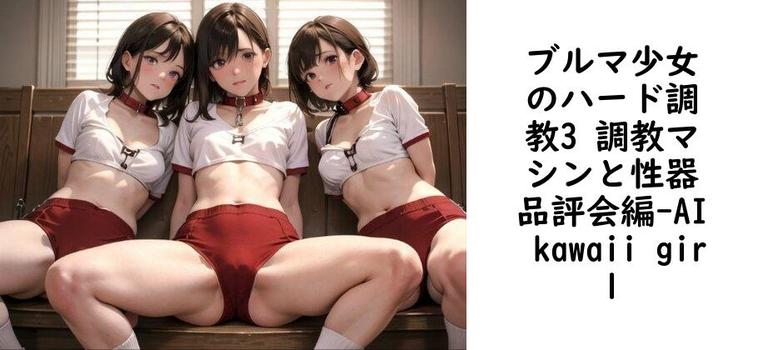 ブルマ少女のハード調教3 調教マシンと性器品評会編【AI kawaii girl】（オリジナル同人）