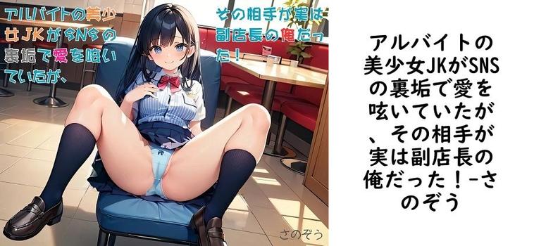 アルバイトの美少女JKがSNSの裏垢で愛を呟いていたが、その相手が実は副店長の俺だった！【さのぞう】（オリジナル同人）